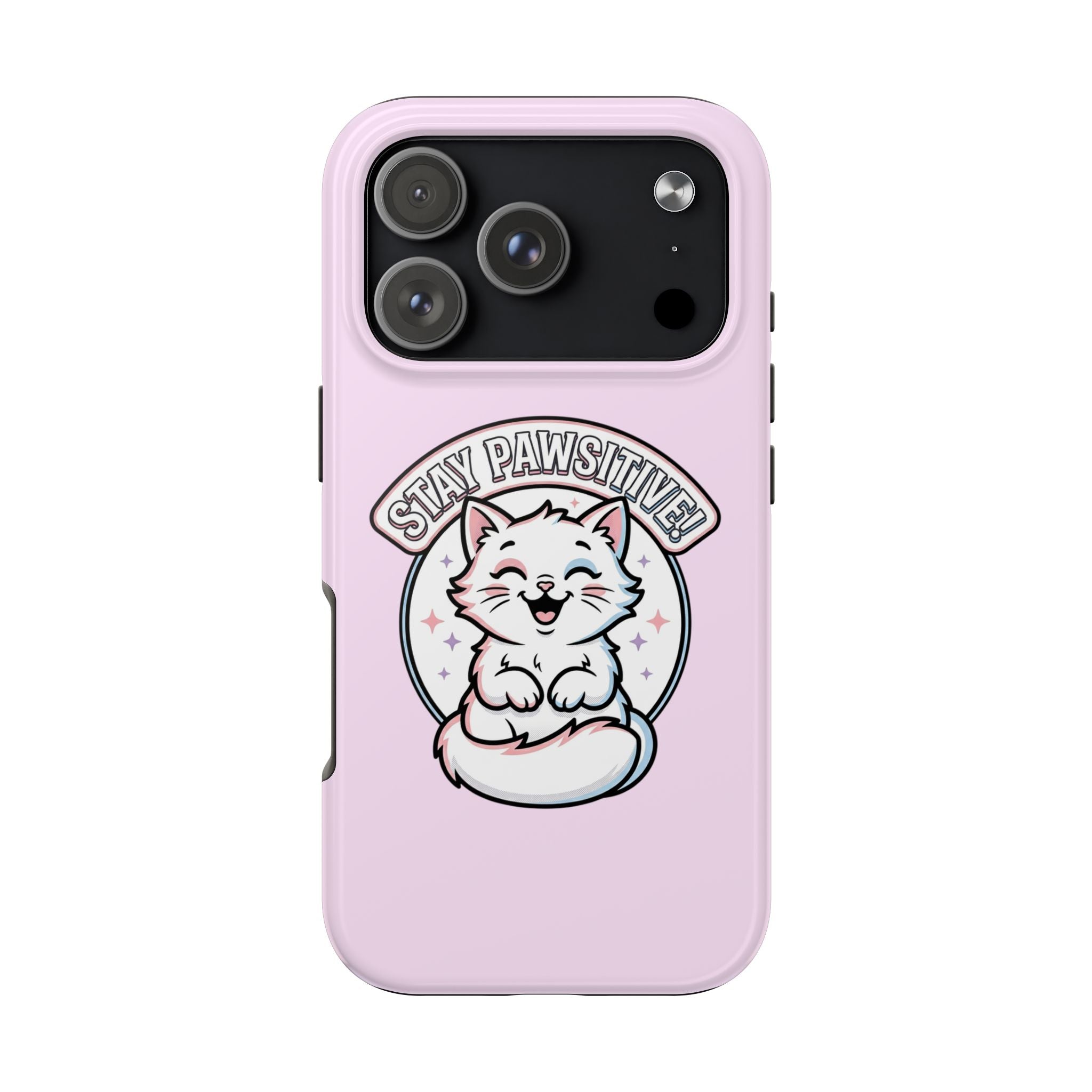 Marshmallow's Stay Pawsitive Phone Case