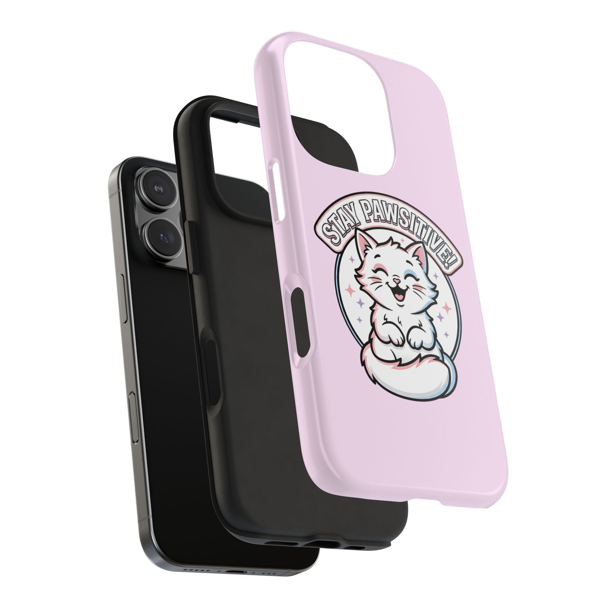 Marshmallow's Stay Pawsitive Phone Case