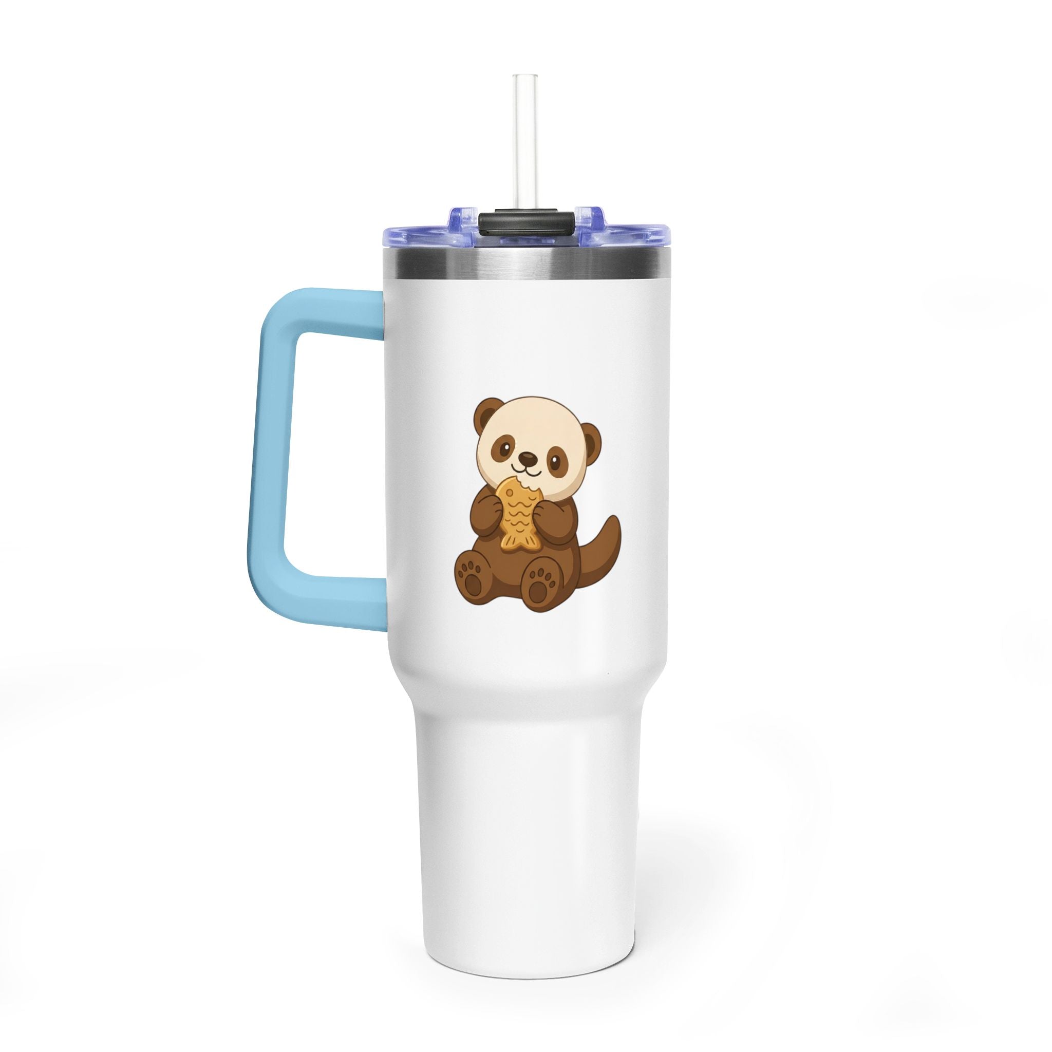 Oscar's 40oz Vacuum Tumbler with Straw (Without Background)