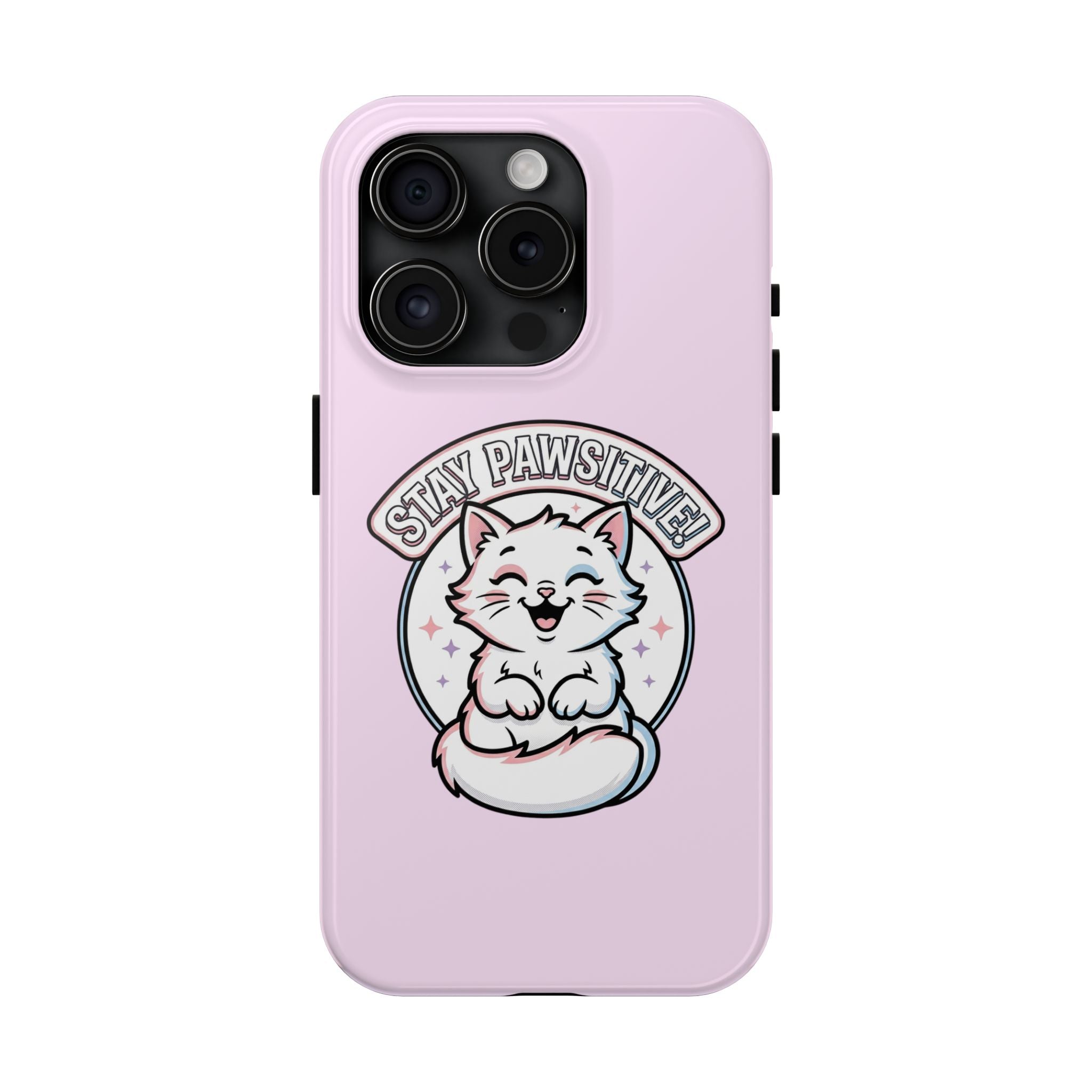 Marshmallow's Stay Pawsitive Phone Case