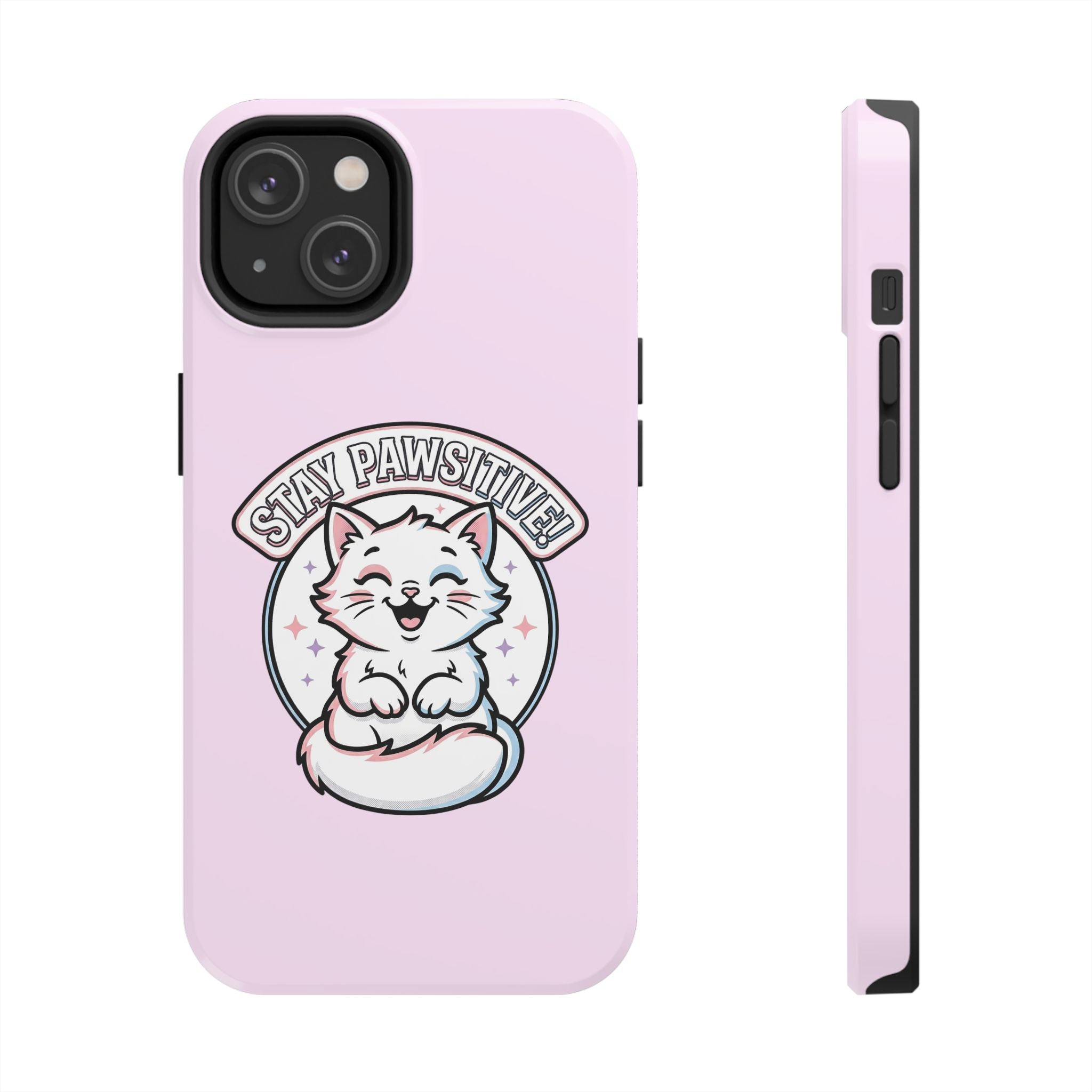 Marshmallow's Stay Pawsitive Phone Case