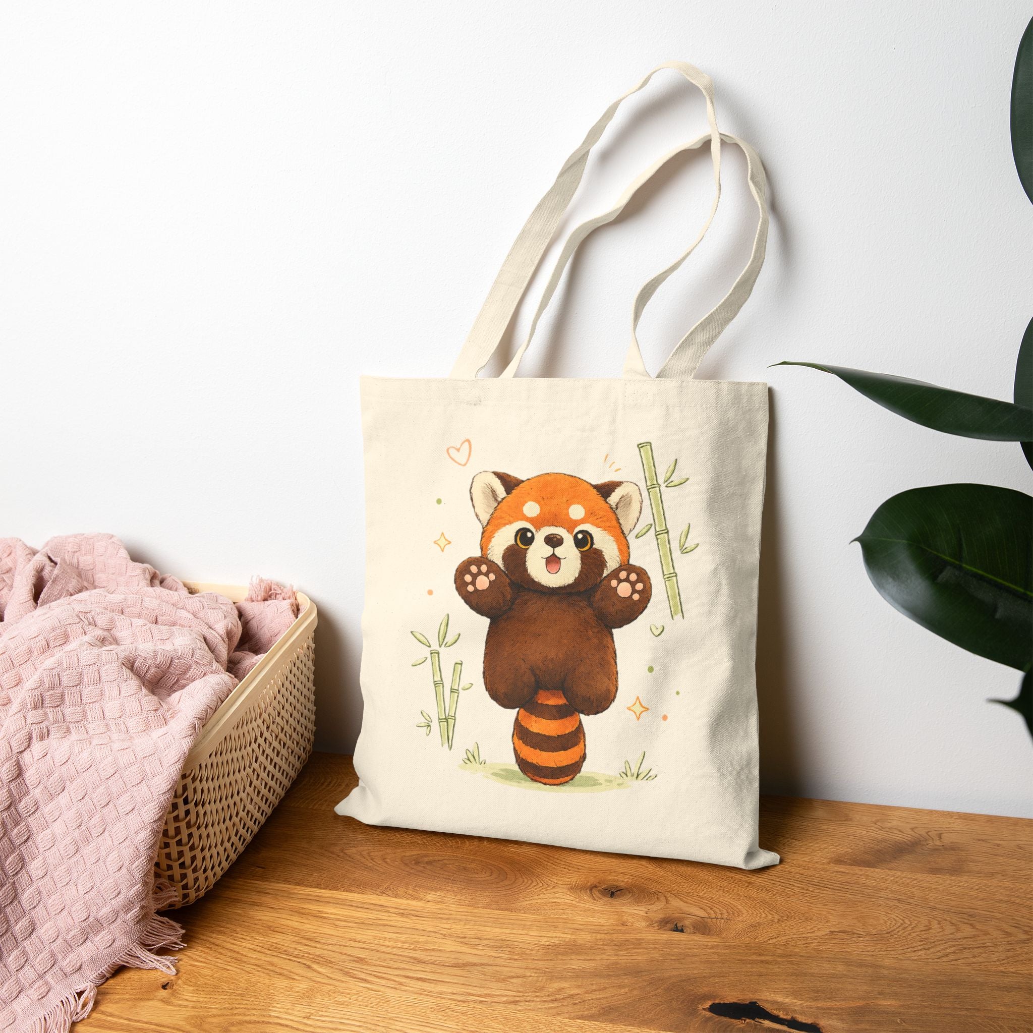 Shifu's Bamboo Forest Canvas Tote Bag