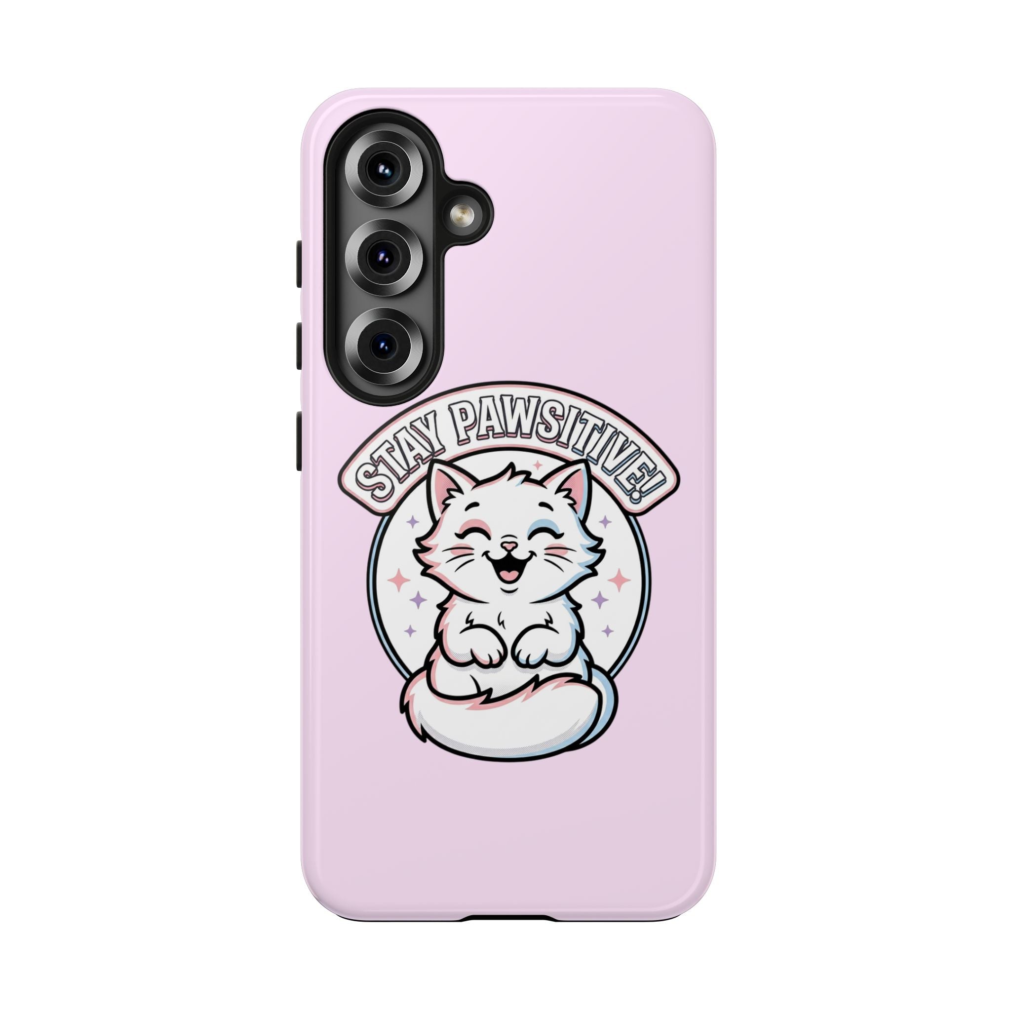 Marshmallow's Stay Pawsitive Phone Case