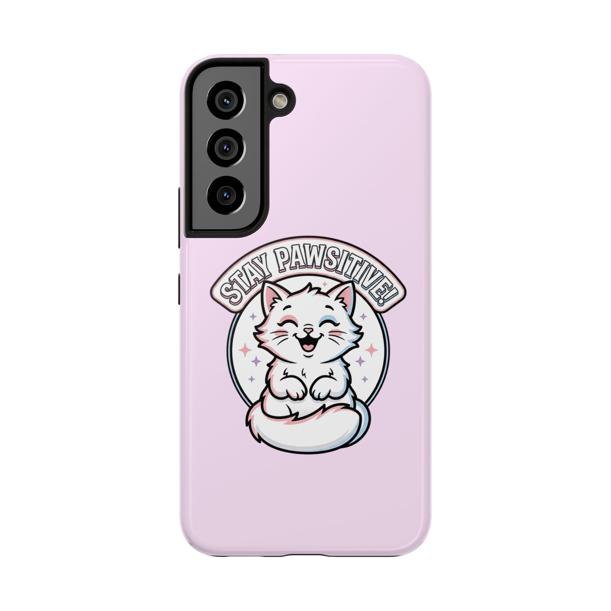 Marshmallow's Stay Pawsitive Phone Case
