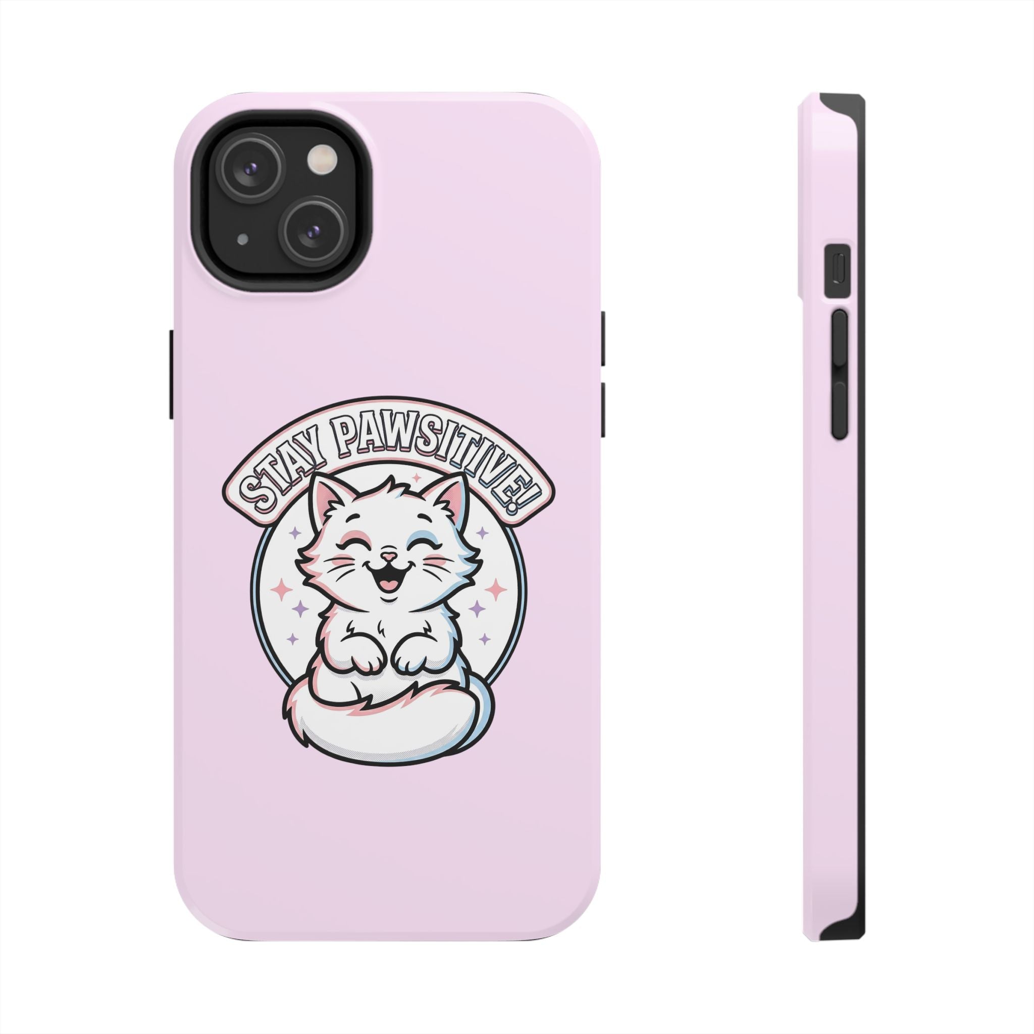 Marshmallow's Stay Pawsitive Phone Case