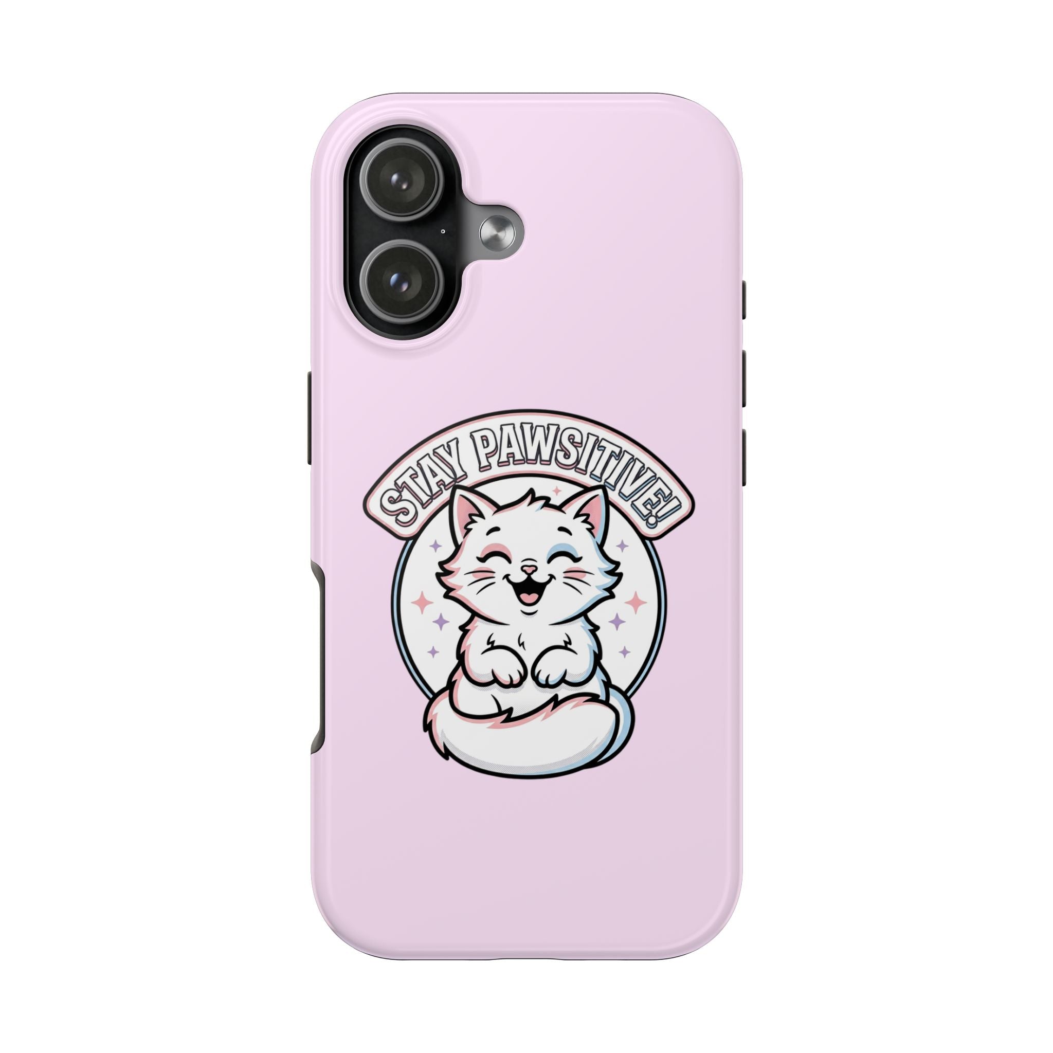 Marshmallow's Stay Pawsitive Phone Case
