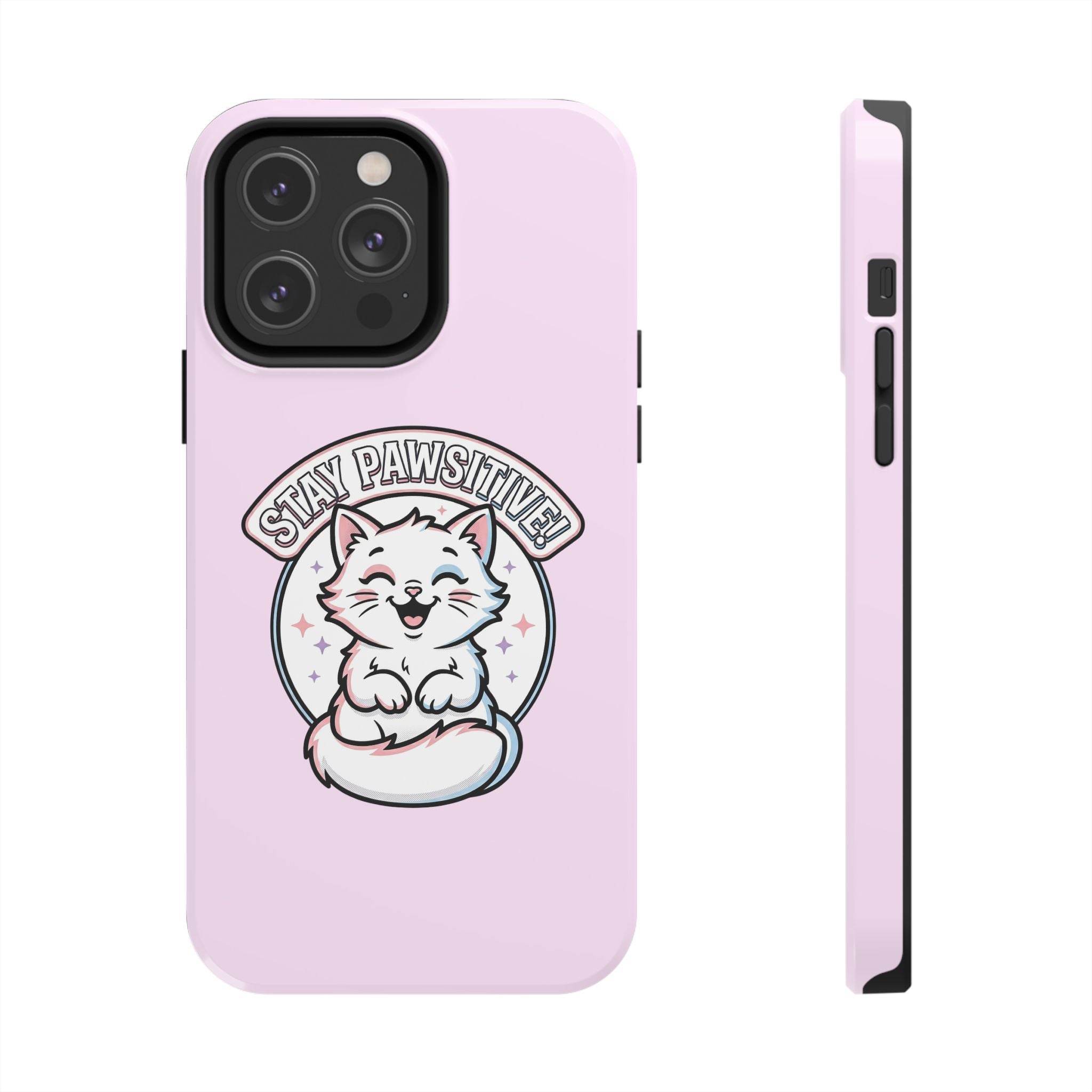 Marshmallow's Stay Pawsitive Phone Case