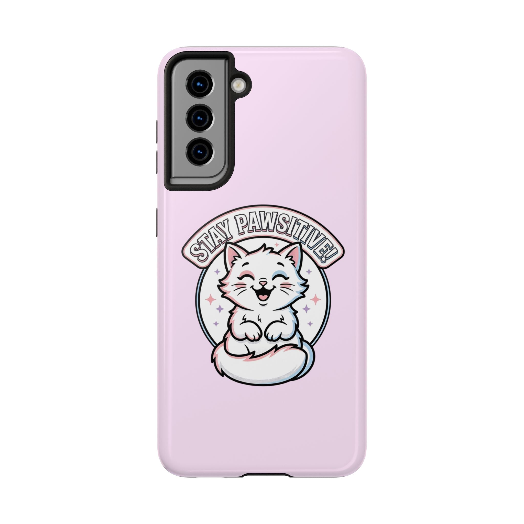 Marshmallow's Stay Pawsitive Phone Case