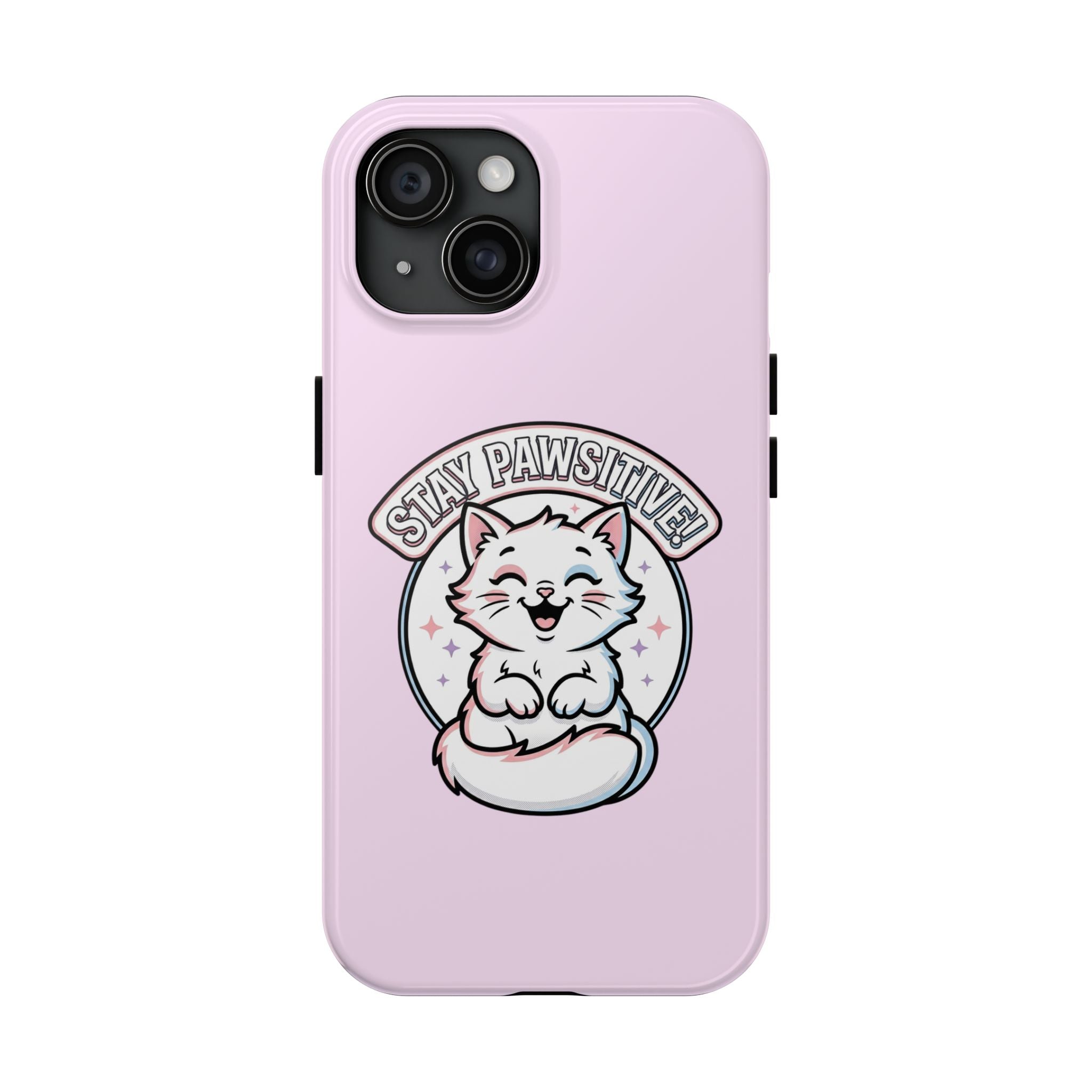 Marshmallow's Stay Pawsitive Phone Case