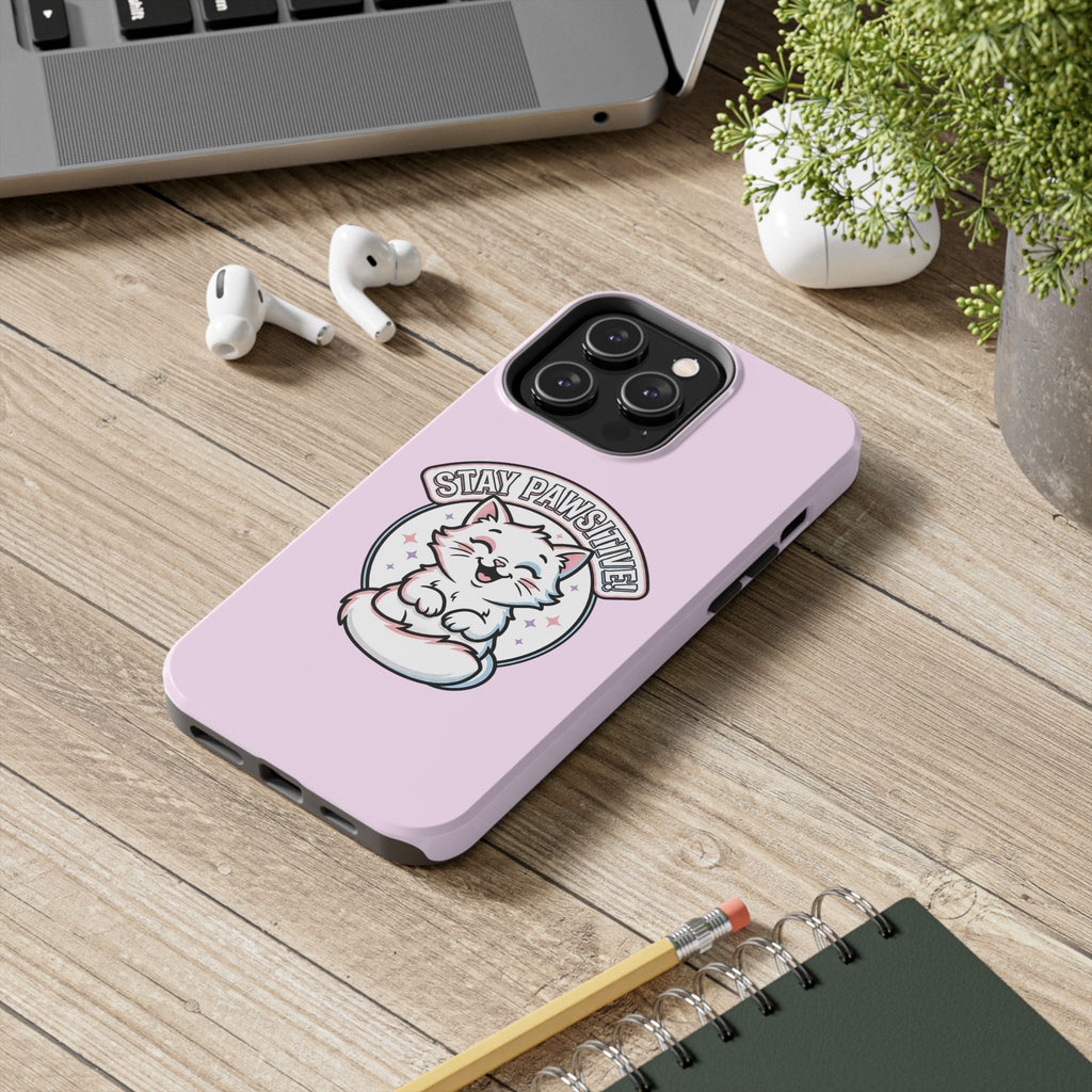 Marshmallow's Stay Pawsitive Phone Case