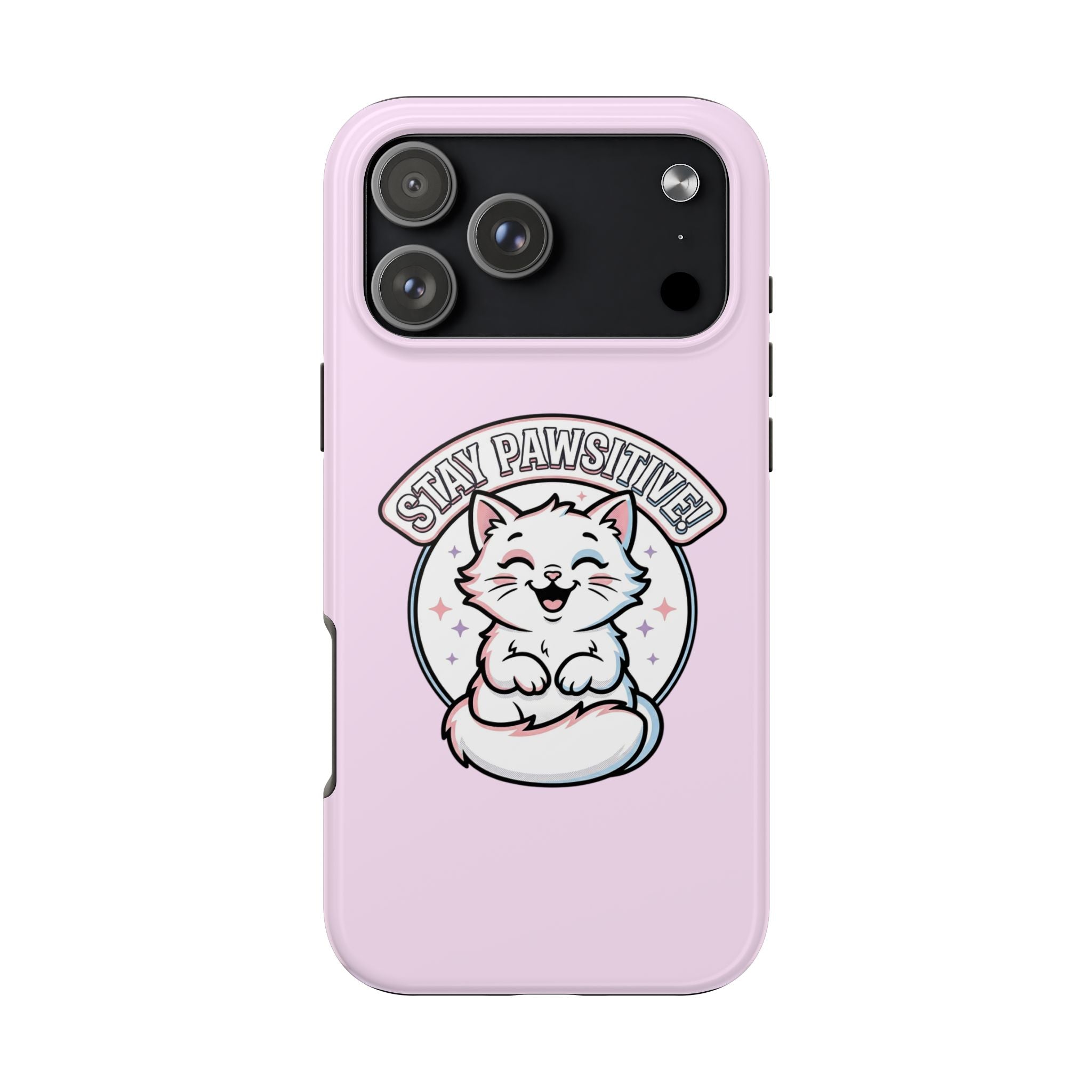 Marshmallow's Stay Pawsitive Phone Case
