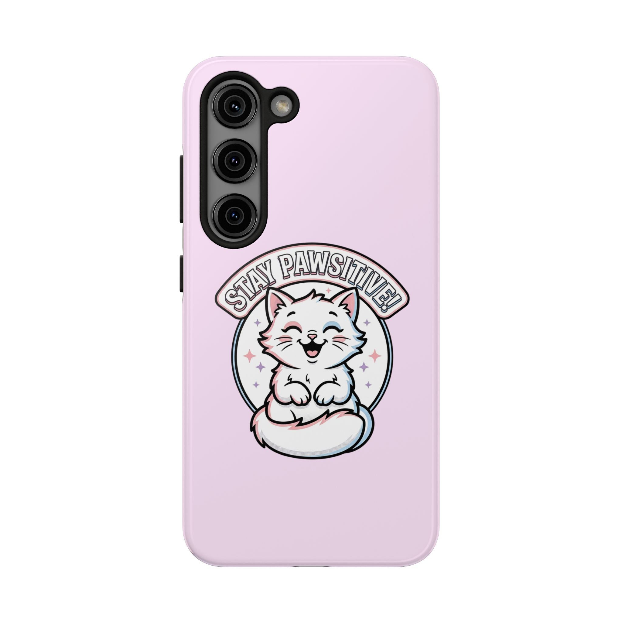 Marshmallow's Stay Pawsitive Phone Case