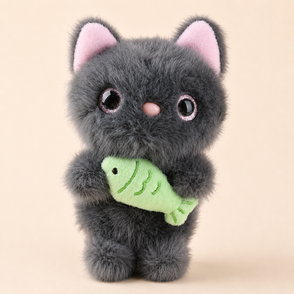 Cinder The Dark Grey Kitten